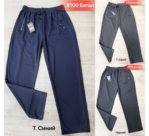 Спорт штани чоловічі, двунитка 5 шт (52-60 р) SeR2152_8100