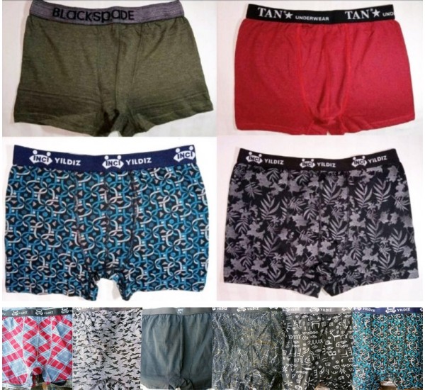 Труси MIX чоловічі-підліток 20 шт (M) коттон N_SHR_210601