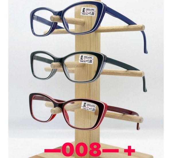 Окуляри для зору, полімер 1 шт (від +1 до +4) SoH_008