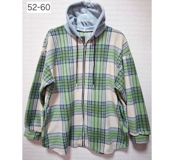 Рубашка на змейке 4 шт (52-60 р) флис StO_170901