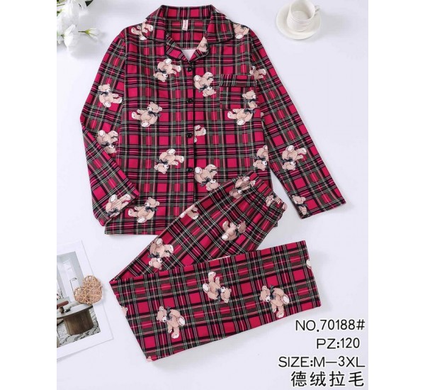 Піжама унісекс, начіс 5 шт (M-3XL) ZeL1396_70188