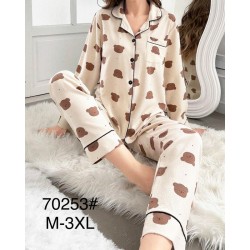 Піжама жіноча, муслін 5 шт (M-3XL) ZeL1396_70253