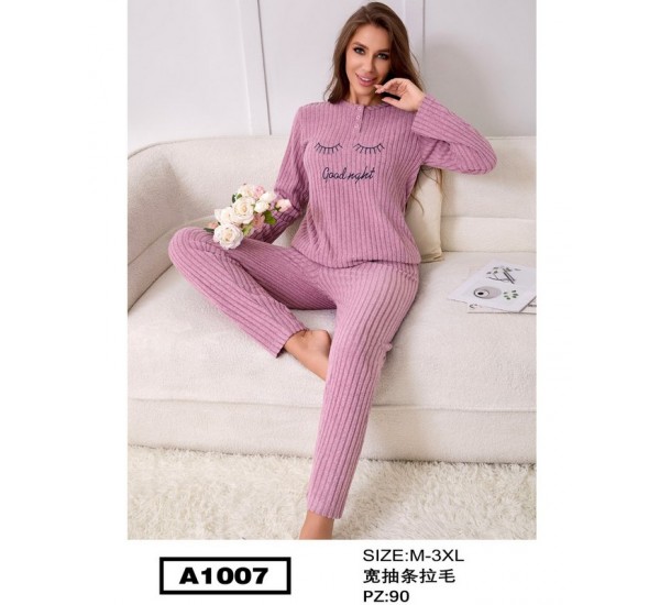 Піжама жіноча, рубчик 5 шт (M-3XL) ZeL1396_A1007b