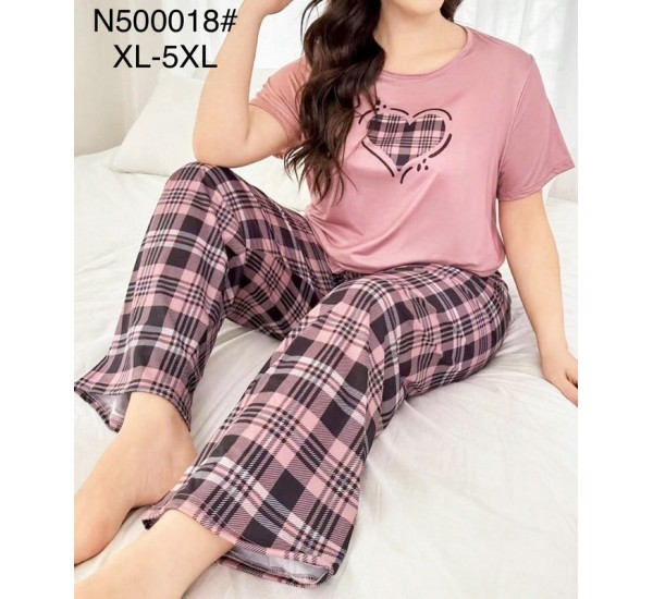 Піжама жіноча, бамбук 5 шт (1-5XL) ZeL1396_N500018