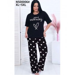 Піжама жіноча, бамбук 5 шт (1-5XL) ZeL1396_N500006