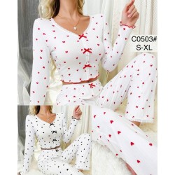 Піжама жіноча, рубчик 4 шт (S-XL) ZeL1396_C0503