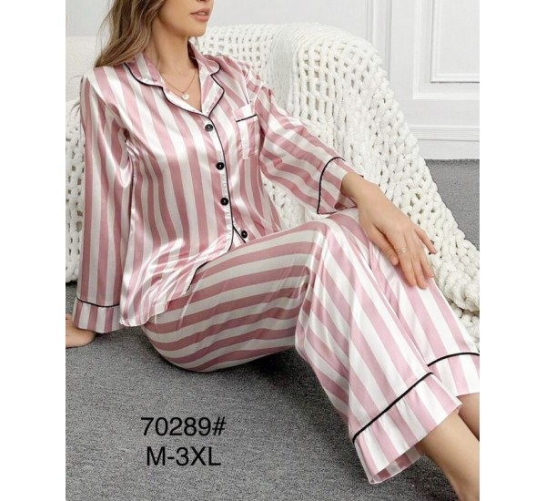 Піжама жіноча, шовк 5 шт (M-3XL) ZeL1396_70289