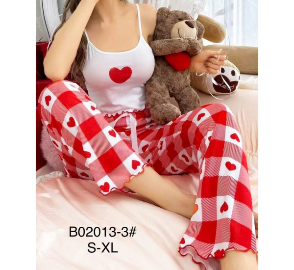 Піжама жіноча, бамбук 4 шт (S-XL) ZeL1396_B02013-3