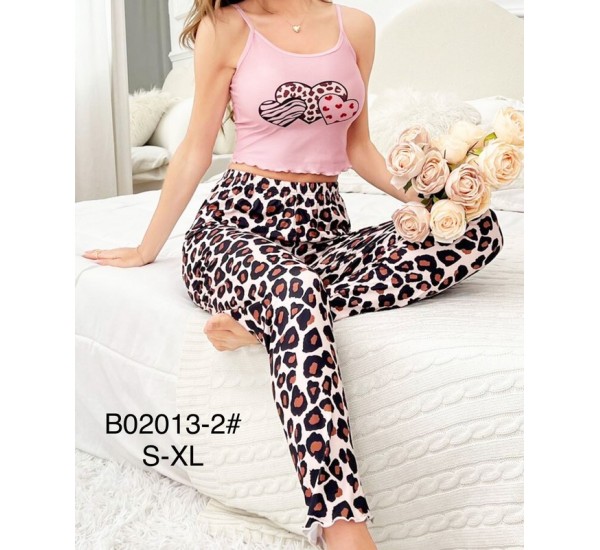 Піжама жіноча, бамбук 4 шт (S-XL) ZeL1396_B02013-2