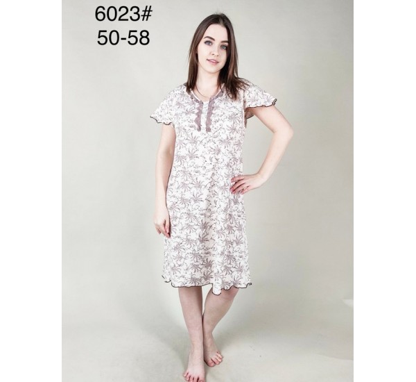 Нічна сорочка жіноча, бамбук 5 шт (50-58 р) ZeL1396_6023