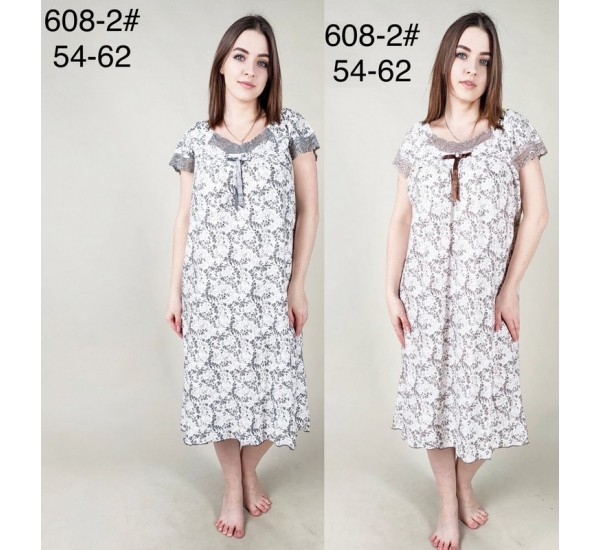 Нічна сорочка жіноча, бамбук 5 шт (54-62 р) ZeL1396_608-2