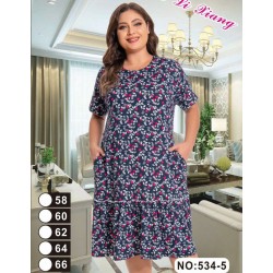 Сукня жіноча, віскоза 5 шт (58-66 р) ZeL1396_534-5