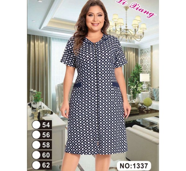 Халат жіночий, віскоза 5 шт (54-62 р) ZeL1396_1337