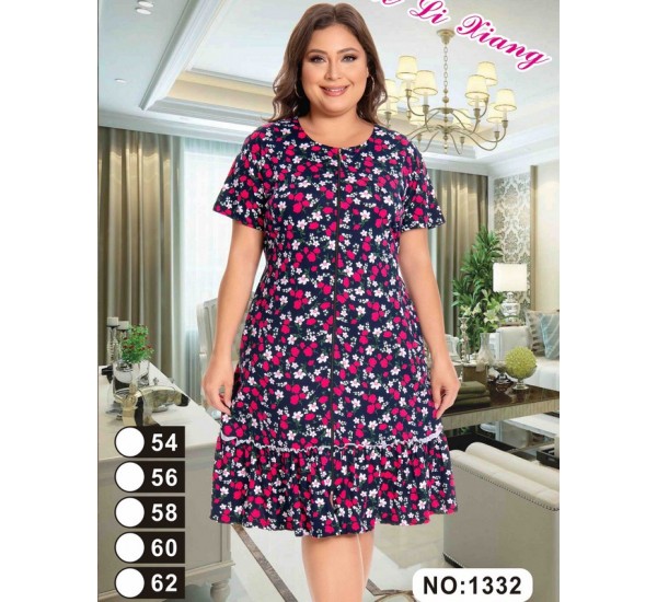 Халат жіночий, віскоза 5 шт (54-62 р) ZeL1396_1332