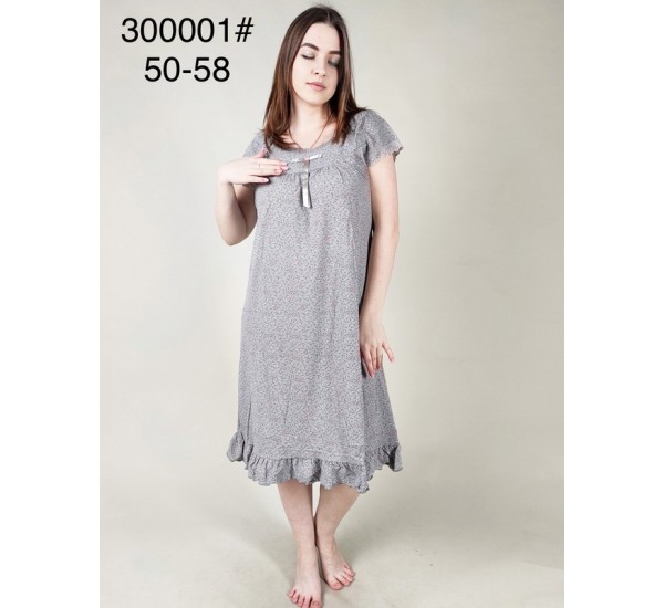 Ночная рубашка, бамбук 5 шт (50-58 р) ZeL1396_300001