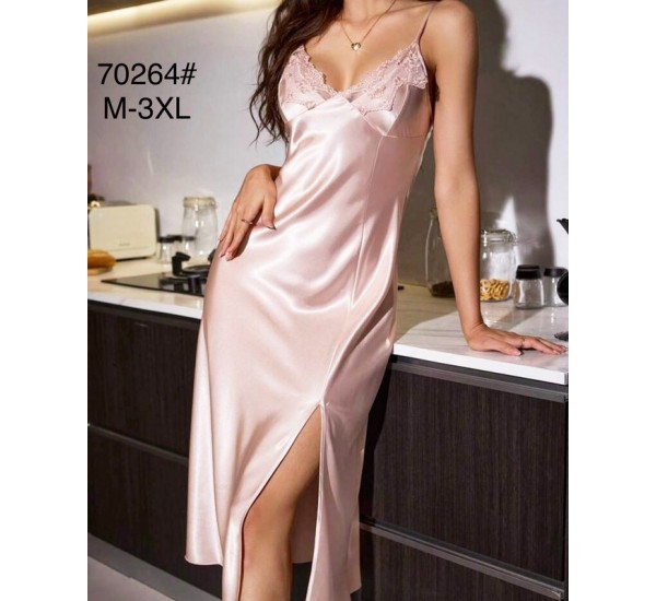 Нічна сорочка, шовк 5 шт (M-3XL) ZeL1396_70264d