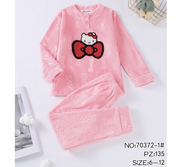 Піжама дитяча, велсофт 5 шт (6-14 років) ZeL1396_70372-1a