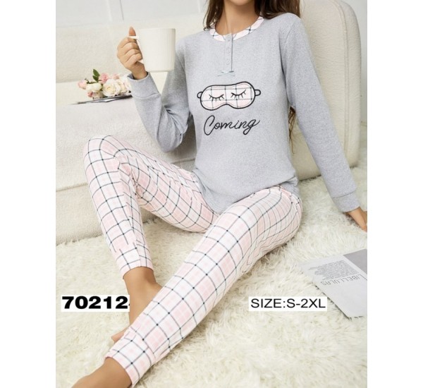 Піжама жіноча, байка 5 шт (S-2XL) ZeL1396_70212