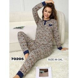 Піжама жіноча, байка 5 шт (M-3XL) ZeL1396_70205