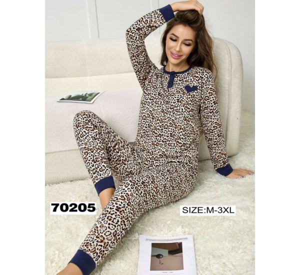 Піжама жіноча, байка 5 шт (M-3XL) ZeL1396_70205