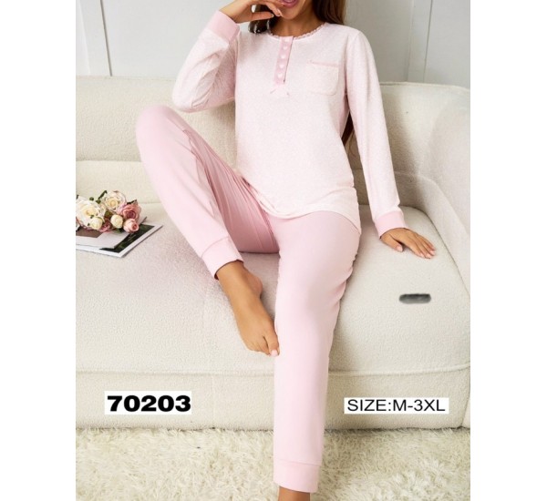 Піжама жіноча, байка 5 шт (M-3XL) ZeL1396_70203