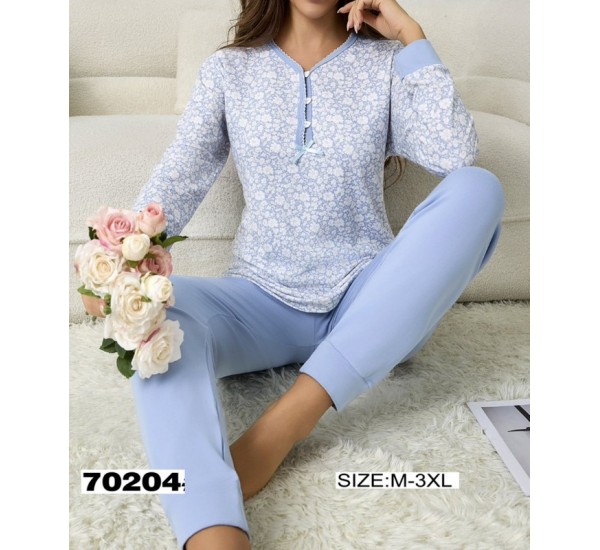 Піжама жіноча, байка 5 шт (M-3XL) ZeL1396_70204