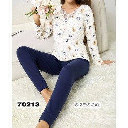 Піжама жіноча, байка 5 шт (S-2XL) ZeL1396_70213