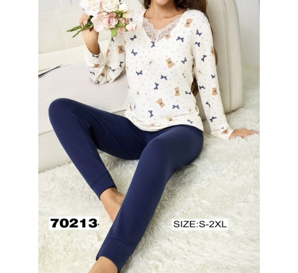 Піжама жіноча, байка 5 шт (S-2XL) ZeL1396_70213
