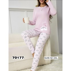 Піжама жіноча, байка 5 шт (M-3XL) ZeL1396_70177