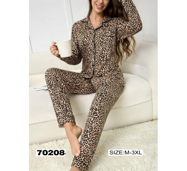 Піжама жіноча, байка 5 шт (M-3XL) ZeL1396_70208