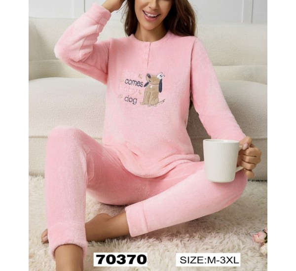 Піжама жіноча, велсофт 5 шт (M-3XL) ZeL1396_70370a