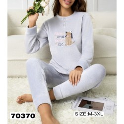 Піжама жіноча, велсофт 5 шт (M-3XL) ZeL1396_70370b