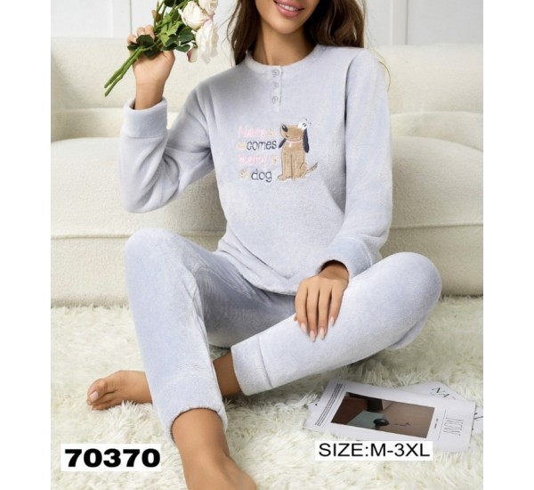 Піжама жіноча, велсофт 5 шт (M-3XL) ZeL1396_70370b