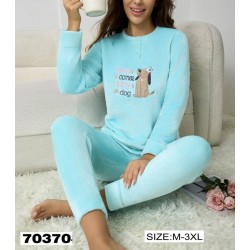 Піжама жіноча, велсофт 5 шт (M-3XL) ZeL1396_70370c