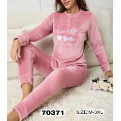 Піжама жіноча, велсофт 5 шт (M-3XL) ZeL1396_70371