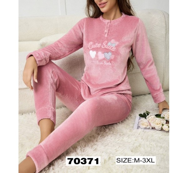 Піжама жіноча, велсофт 5 шт (M-3XL) ZeL1396_70371