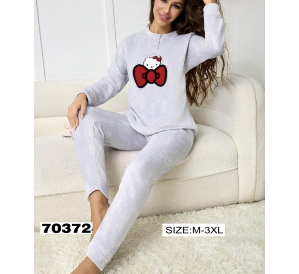 Піжама жіноча, велсофт 5 шт (M-3XL) ZeL1396_70372a