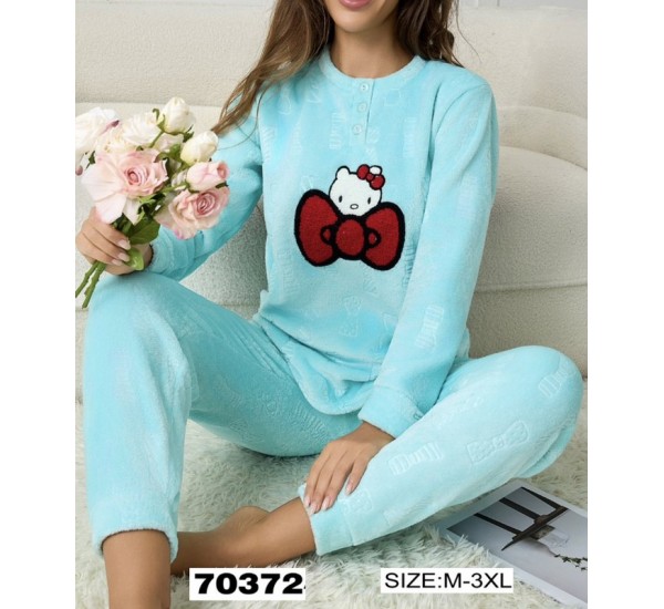 Піжама жіноча, велсофт 5 шт (M-3XL) ZeL1396_70372b