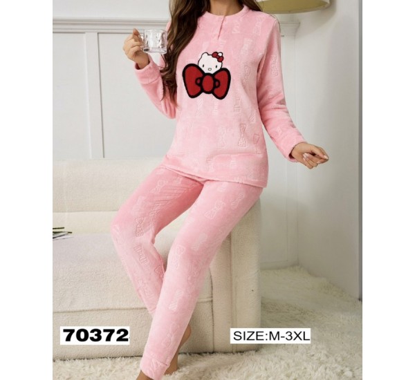 Піжама жіноча, велсофт 5 шт (M-3XL) ZeL1396_70372c