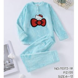 Піжама дитяча, велсофт 5 шт (6-14 років) ZeL1396_70372-1c