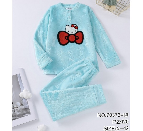 Піжама дитяча, велсофт 5 шт (6-14 років) ZeL1396_70372-1c