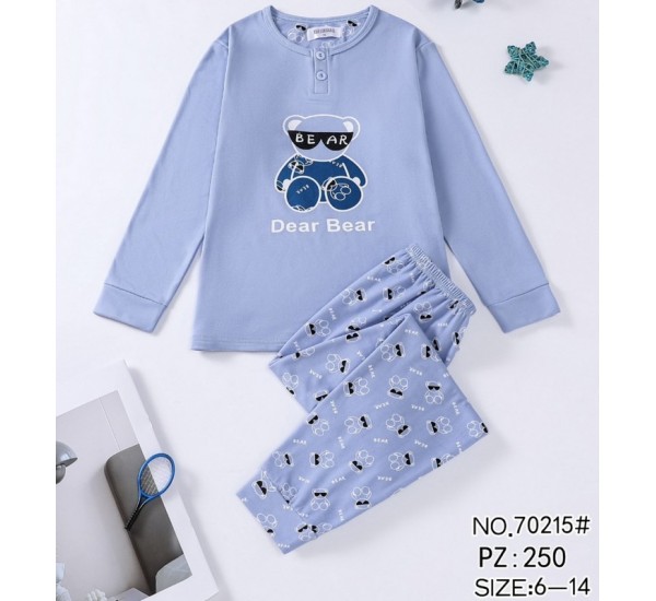 Піжама дитяча, байка 5 шт (6-14 років) ZeL1396_70215