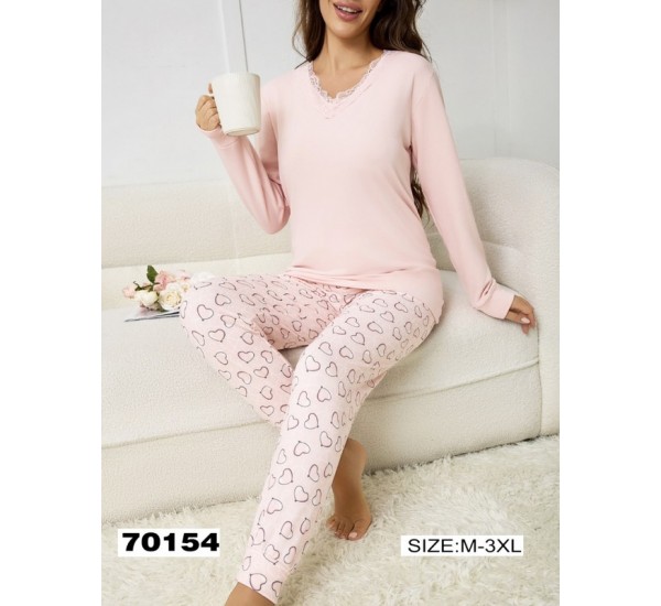 Піжама жіноча, байка 5 шт (M-3XL) ZeL1396_70154