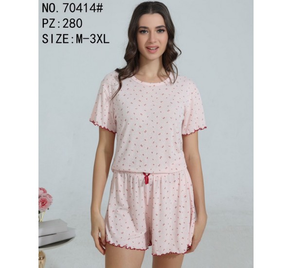 Піжама жіноча, рубчик 5 шт (54-62 р) ZeL1396_70414