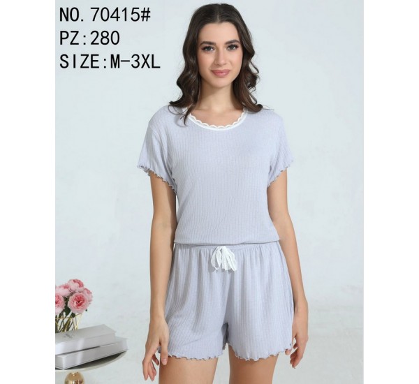 Піжама жіноча, рубчик 5 шт (54-62 р) ZeL1396_70415