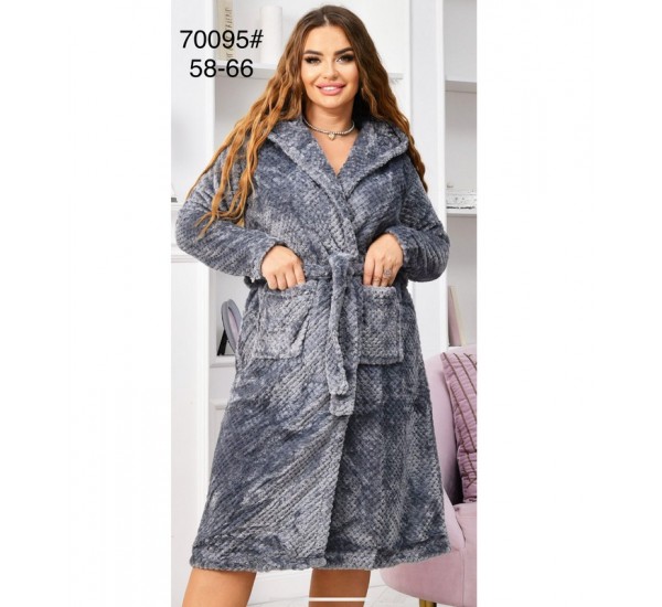 Халат жіночий, махра 5 шт (54-62 р) ZeL1396_70095