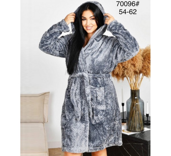 Халат жіночий, махра 5 шт (54-62 р) ZeL1396_70096