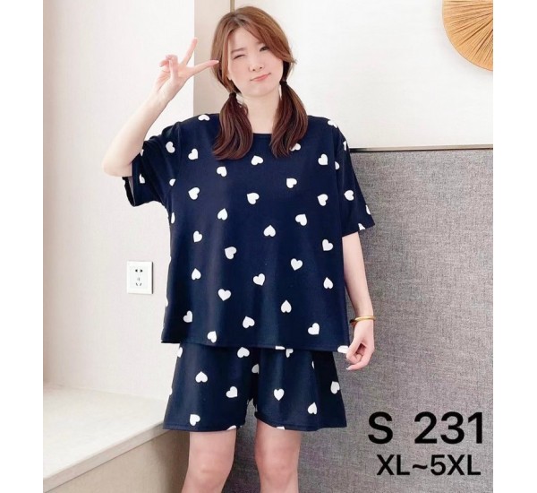 Піжама жіноча, бамбук 5 шт (1-5XL) ZeL1396_S231