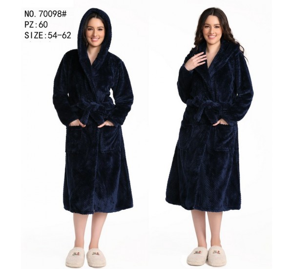 Халат жіночий, махра 5 шт (54-62 р) ZeL1396_70098