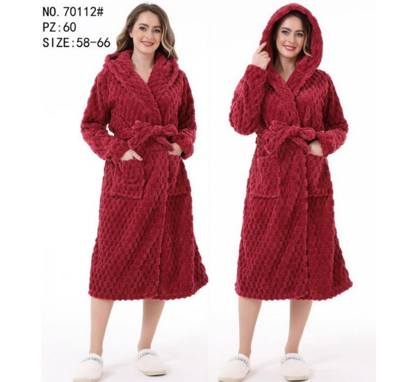 Халат жіночий, махра 5 шт (54-62 р) ZeL1396_70112